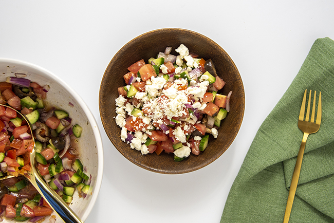 low-carb greek salad