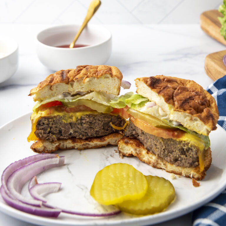 Easy Grilled Low-Carb Cheeseburgers