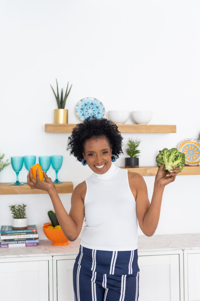 Smiling woman who has conquered losing weight after 40 