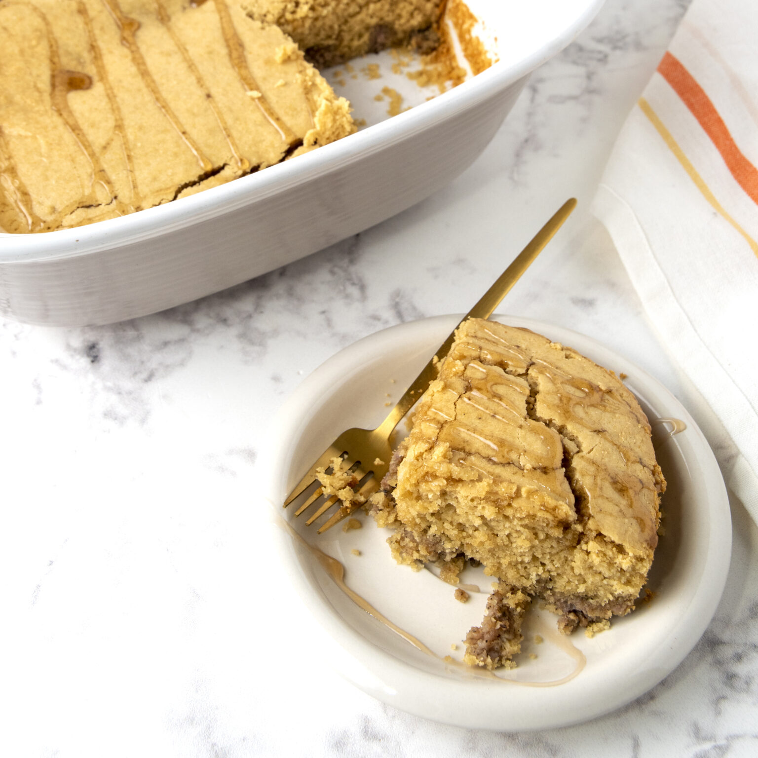 Sweet & Savory Low-Carb Breakfast Casserole - Thinlicious