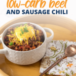 This low-carb chili the perfect recipe to feed a crowd, and we PROMISE it's so delicious, they won't even notice it's low in carbs!