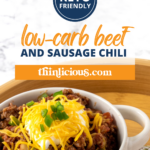 This low-carb chili the perfect recipe to feed a crowd, and we PROMISE it's so delicious, they won't even notice it's low in carbs!