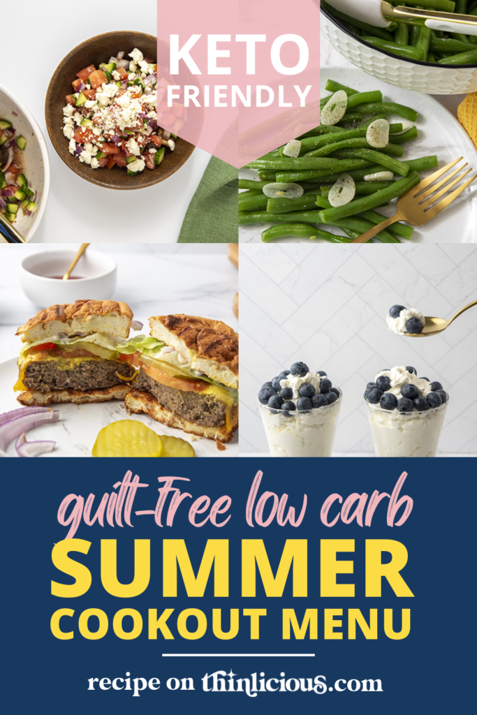 Living a low-carb lifestyle doesn’t mean you have to miss out on any of the summer yumminess! Check out our delicious, low-carb summer cookout menu!