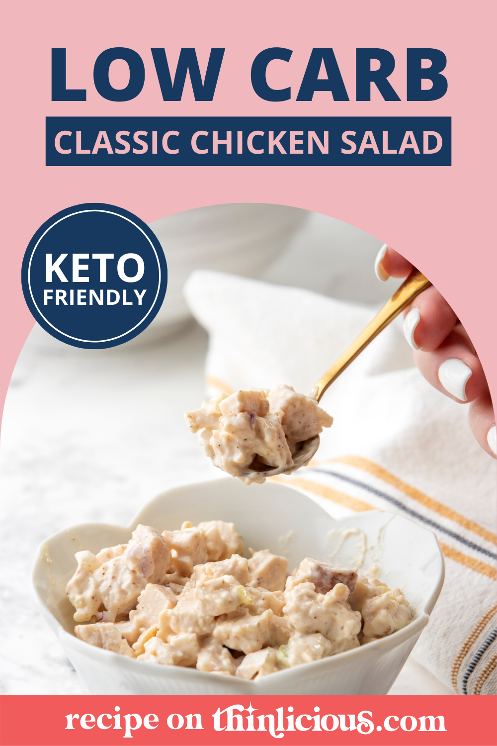 The Best Low Carb Chicken Salad (A Classic Recipe) - Thinlicious