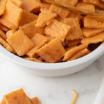 These super simple, easy-to-make low-carb crackers are crisp, cheesy and provide that satisfying crunch that we all look for in an afternoon snack!