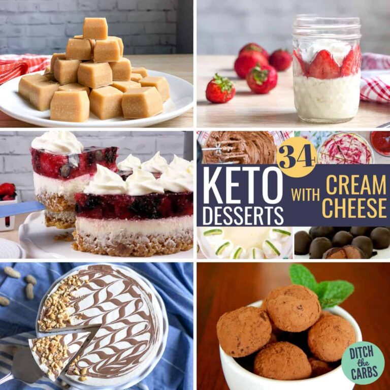 34 Best Keto Desserts (With Cream Cheese)