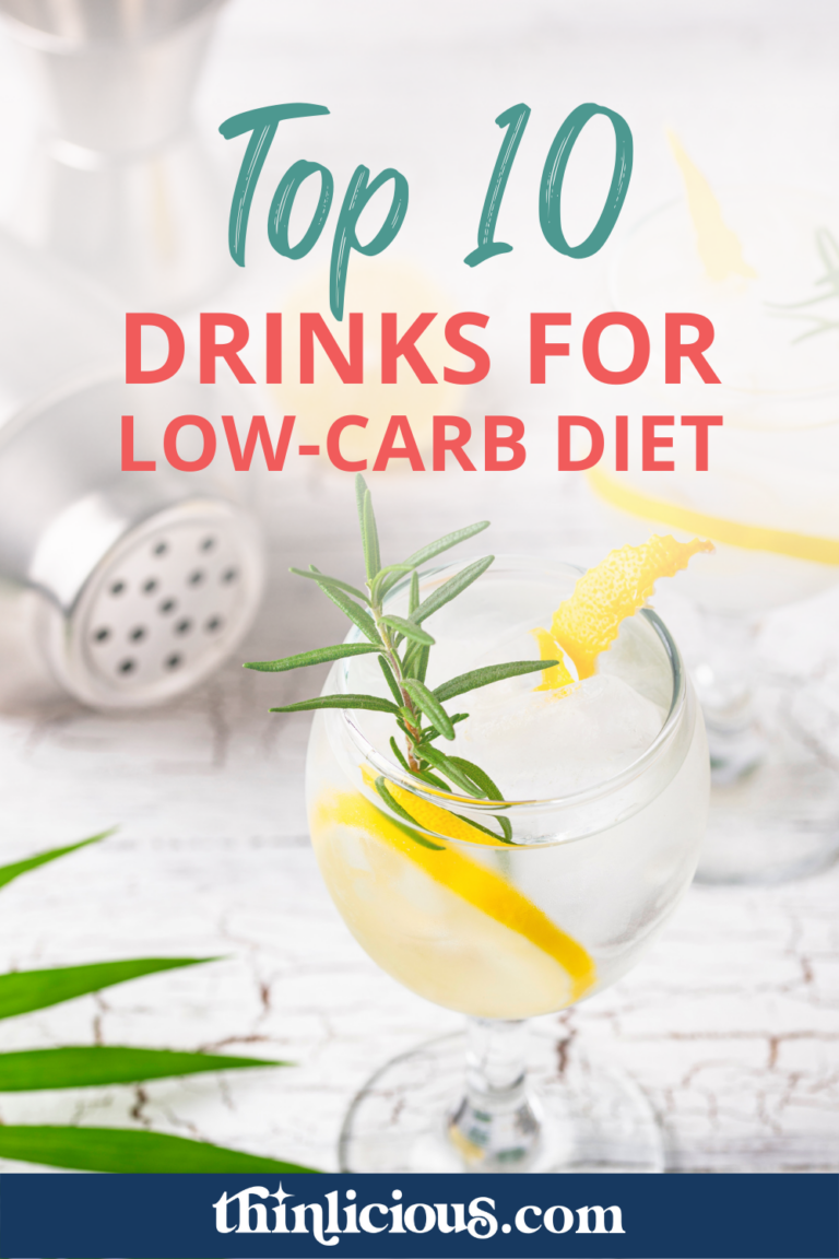 Top 10 Drinks For a Low Carb Diet - Thinlicious