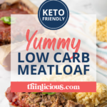This low-carb meatloaf is full of bold flavors and stays super moist thanks to the addition of heavy cream. It's simply delicious, a family favorite, and perfect for guests!