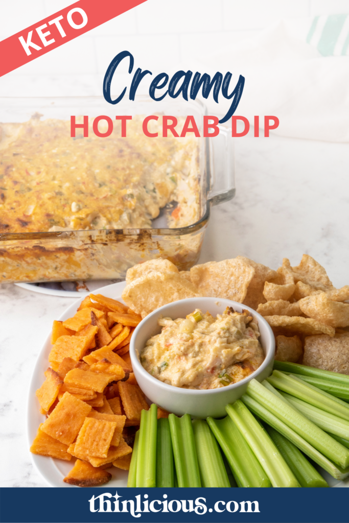 With so much flavor and cheesy goodness, you won't believe this hot crab dip is low-carb! Serve it at a party or for lunch. It's a crowd-pleaser!