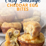 Tastier and more filling than the kind you'll find at coffee shops, these sausage cheddar egg bites are an easy and portable low-carb breakfast.
