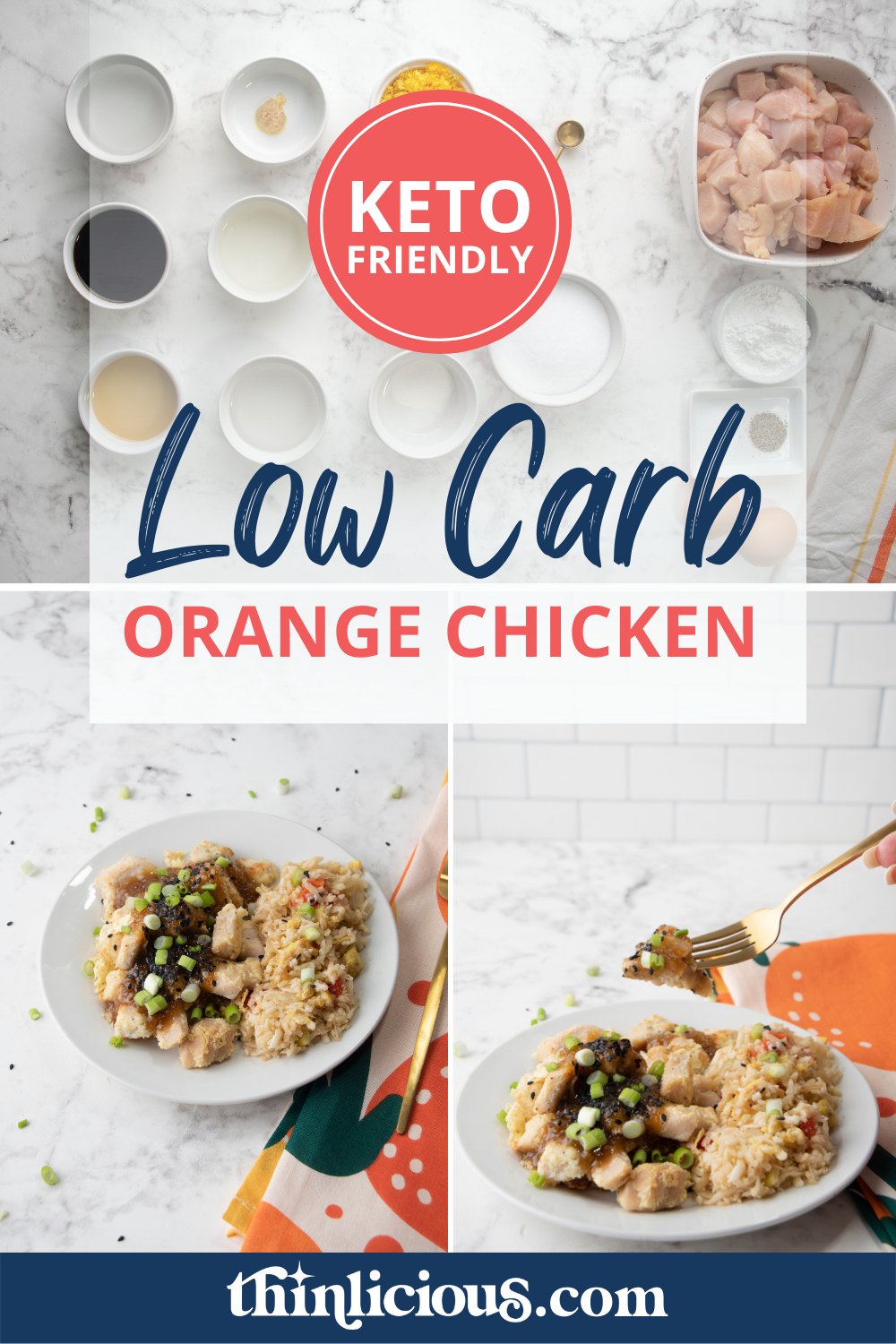 No-Fail Low-Carb Orange Chicken - Takout Alternative