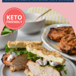 These low-carb grilled chicken sandwiches put fast-food chicken sandwiches to shame! The secret is the tomato basil mayo dressing.