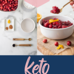 Make keto cranberry sauce for your Thanksgiving dinner. It has the same sweet and tangy flavors you love - made with fresh cranberries!