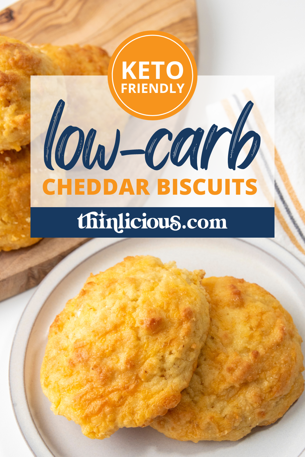 Low-Carb Cheddar Biscuits: Gluten-Free Recipe - Thinlicious