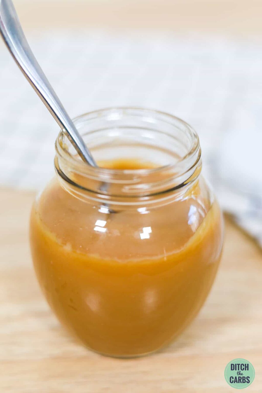 Sugar-Free Caramel Sauce (Only 4 Ingredients) - Thinlicious
