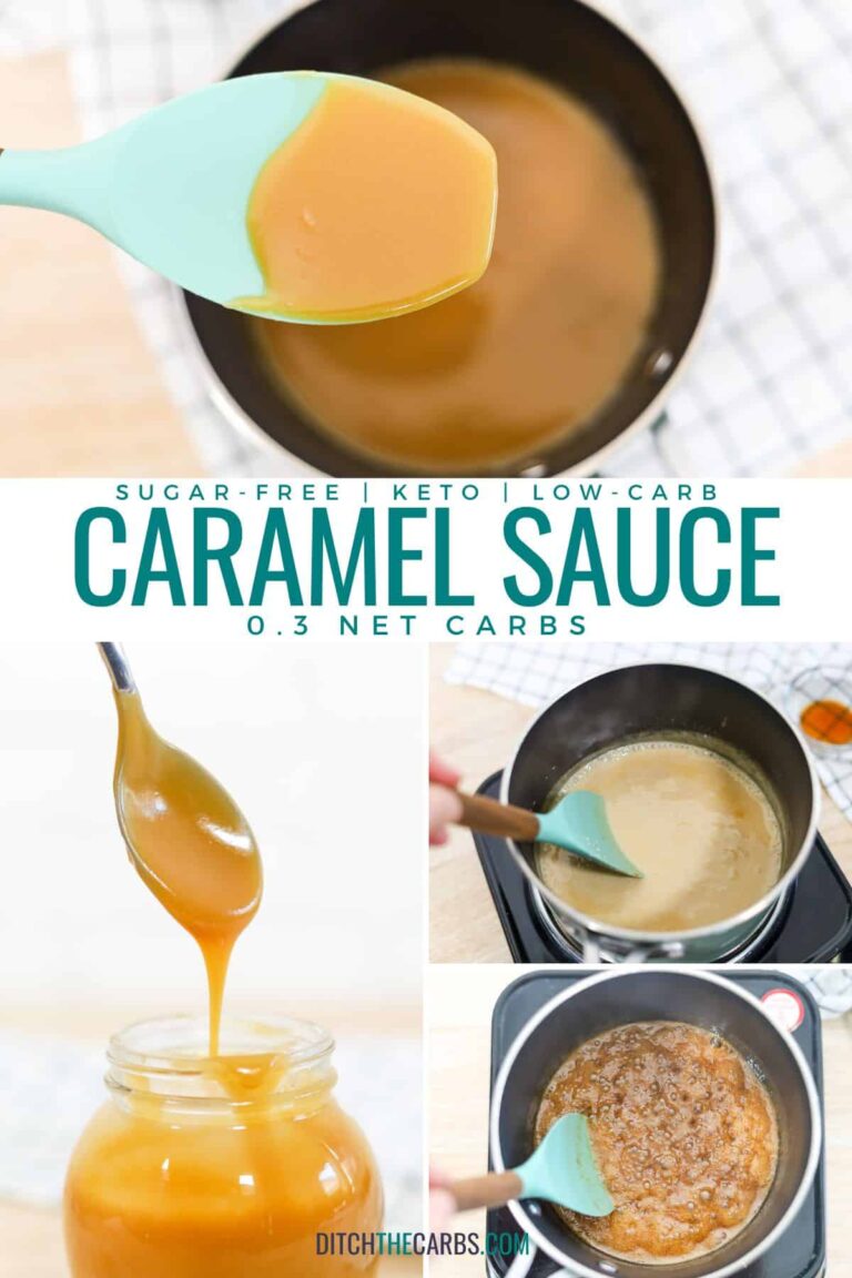 Sugar-Free Caramel Sauce (Only 4 Ingredients) - Thinlicious