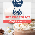 Sip and indulge in rich and creamy keto hot chocolate. This velvety drink will become your favorite winter drink on cold days.