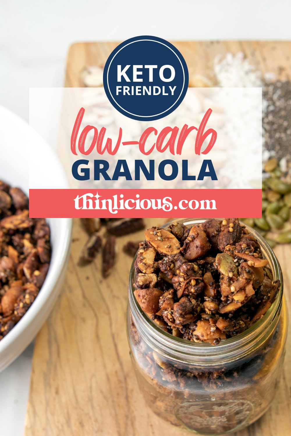 Low-Carb Granola: Easy Grain-Free Breakfast - Thinlicious