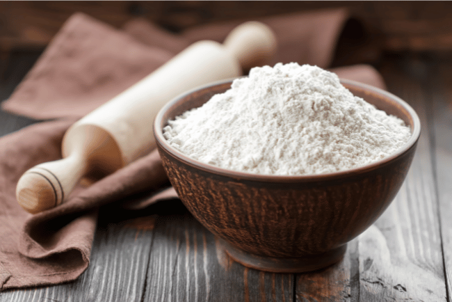 bowl of keto flour