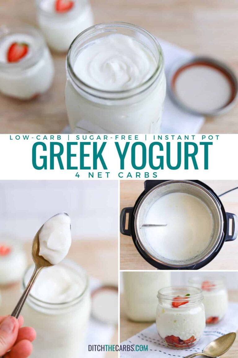 Low-Carb Greek Yogurt (Instant Pot Recipe) - Thinlicious