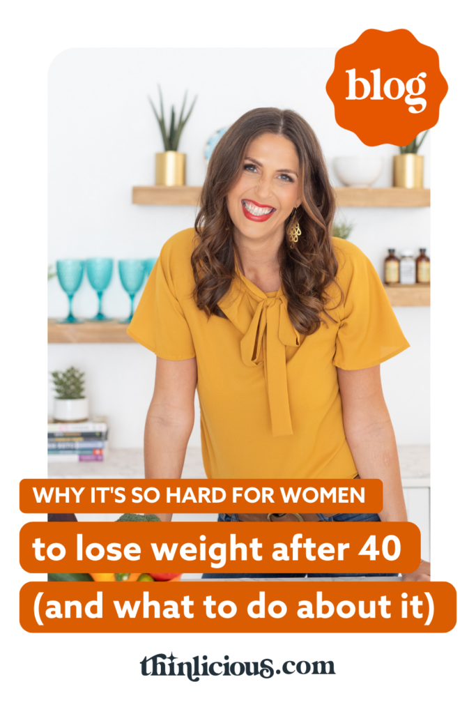 It's hard enough to lose weight at any age, but for women, losing weight after 40 can seem downright impossible. Find out why it's so hard and what you can do about it!