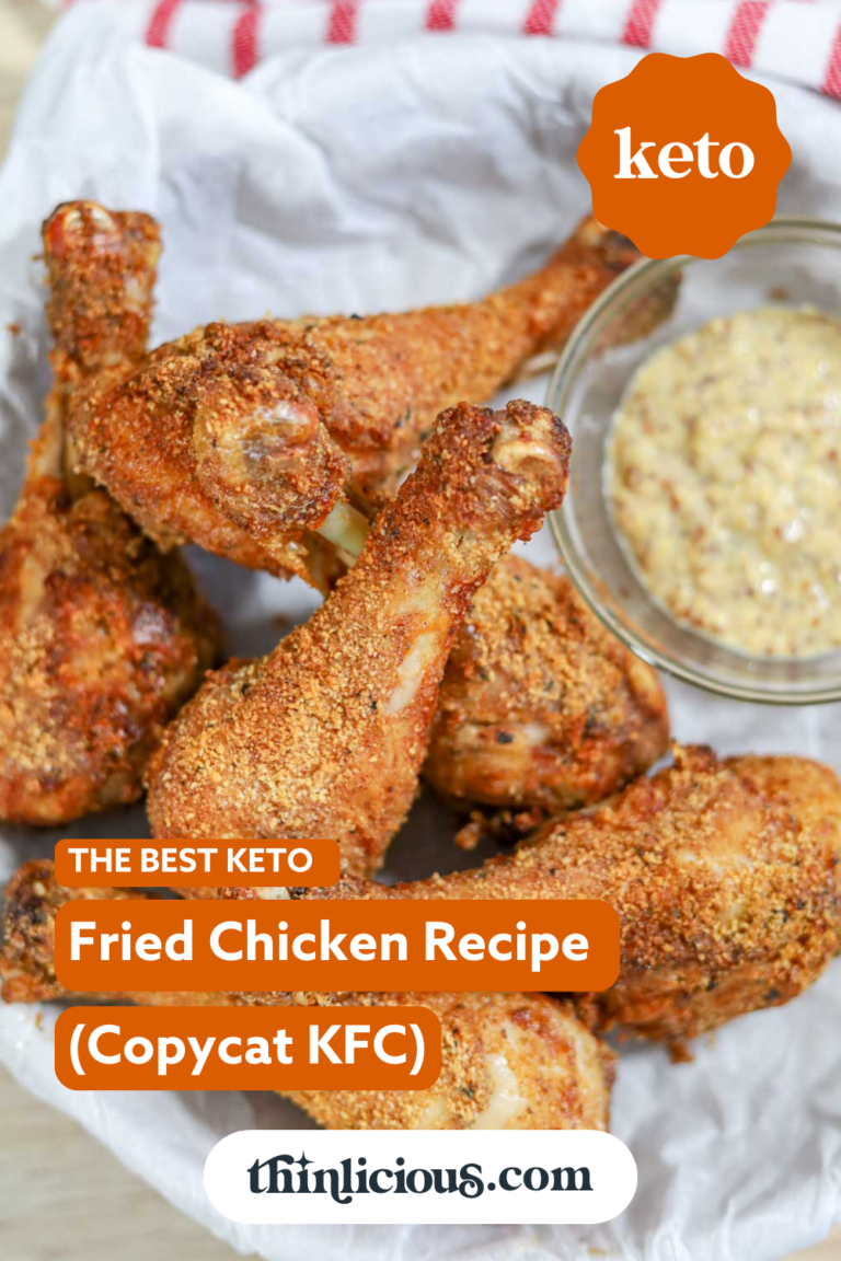 The Best LowCarb Fried Chicken Recipe (Copycat KFC) Thinlicious