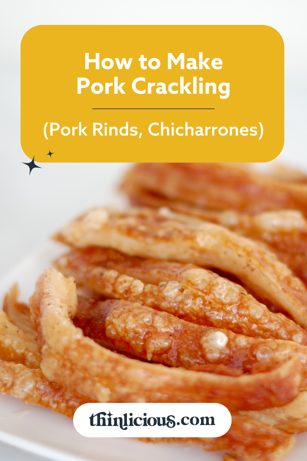 🐷 How To Make Pork Crackling (Pork Rinds, Chicharrones) - FAST