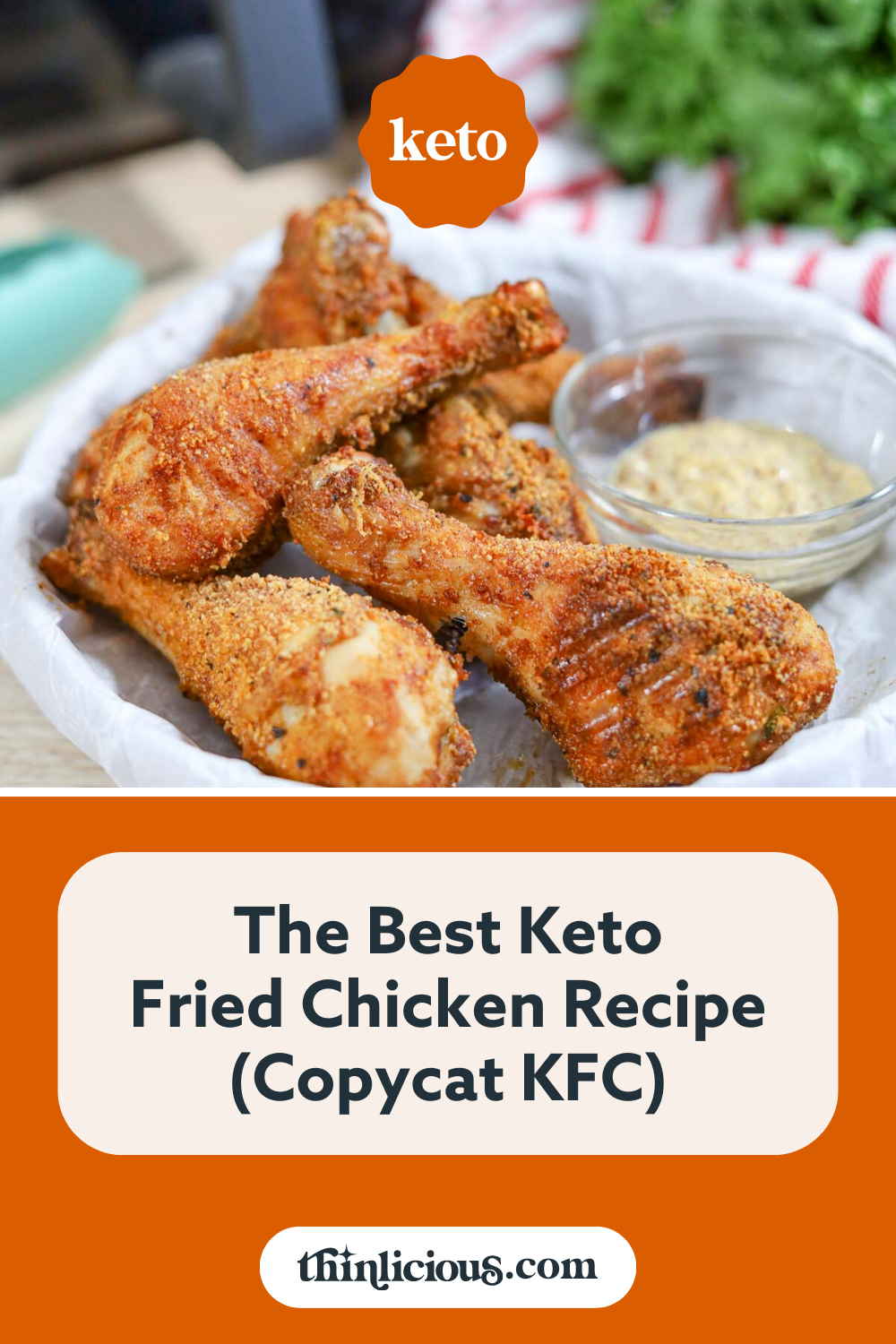 The Best LowCarb Fried Chicken Recipe (Copycat KFC) Thinlicious