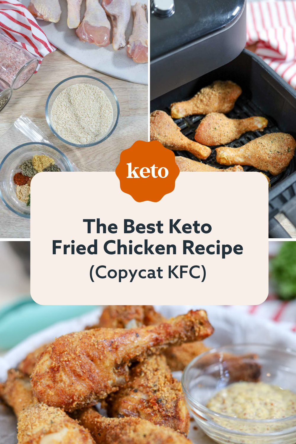 The Best LowCarb Fried Chicken Recipe (Copycat KFC) Thinlicious