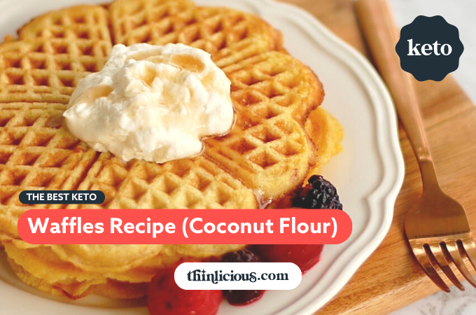 Keto Waffles for a Dash Mini Waffle Maker - Low Carb Yum