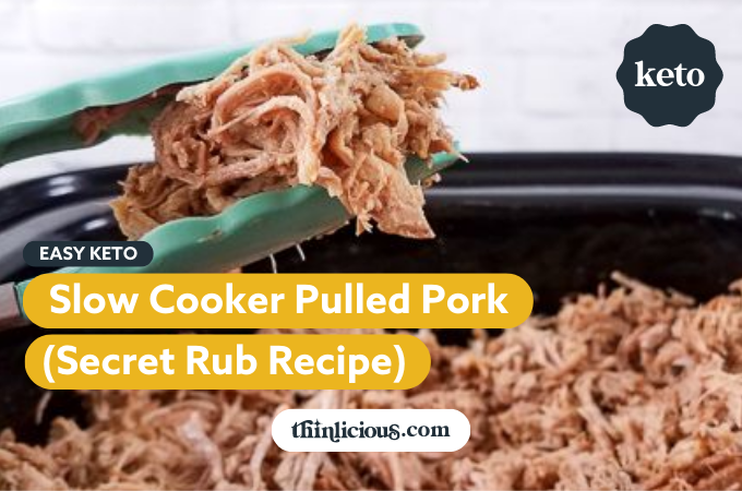 Keto pulled shop pork slow cooker