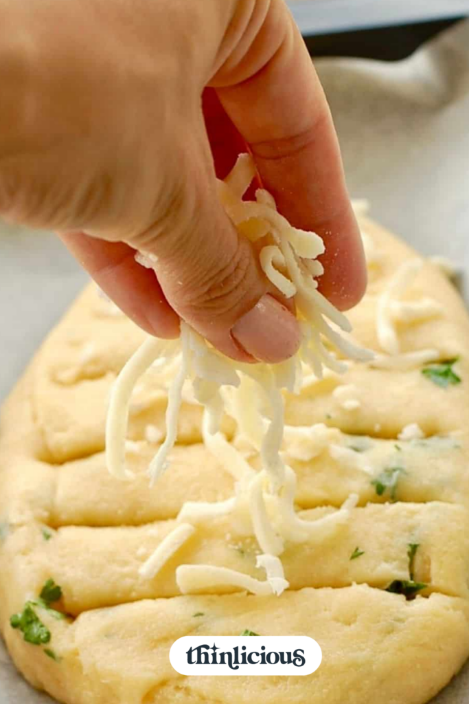 Garlic Butter Cheesy Breadsticks - Crunchy Creamy Sweet