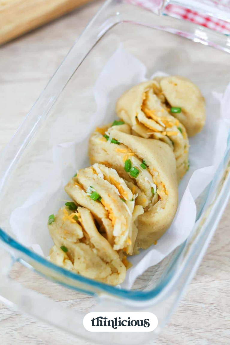 Best Keto Cheese Bread Loaf (Almond Flour Recipe) Thinlicious