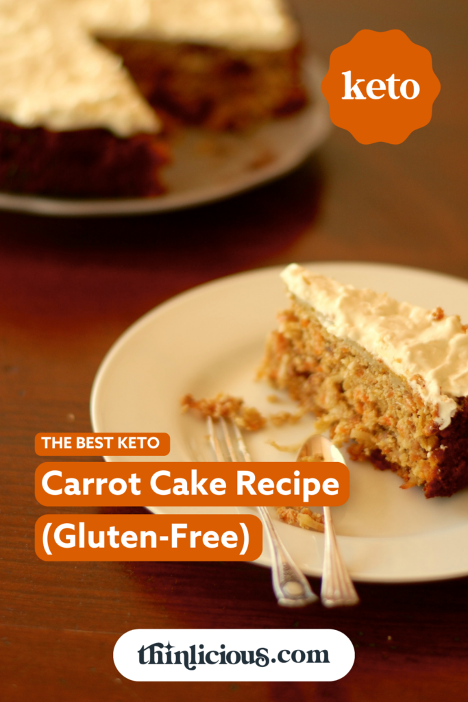 Keto Carrot Cake Recipe | Sugar Free, Low Carb, & INCREDIBLY Easy