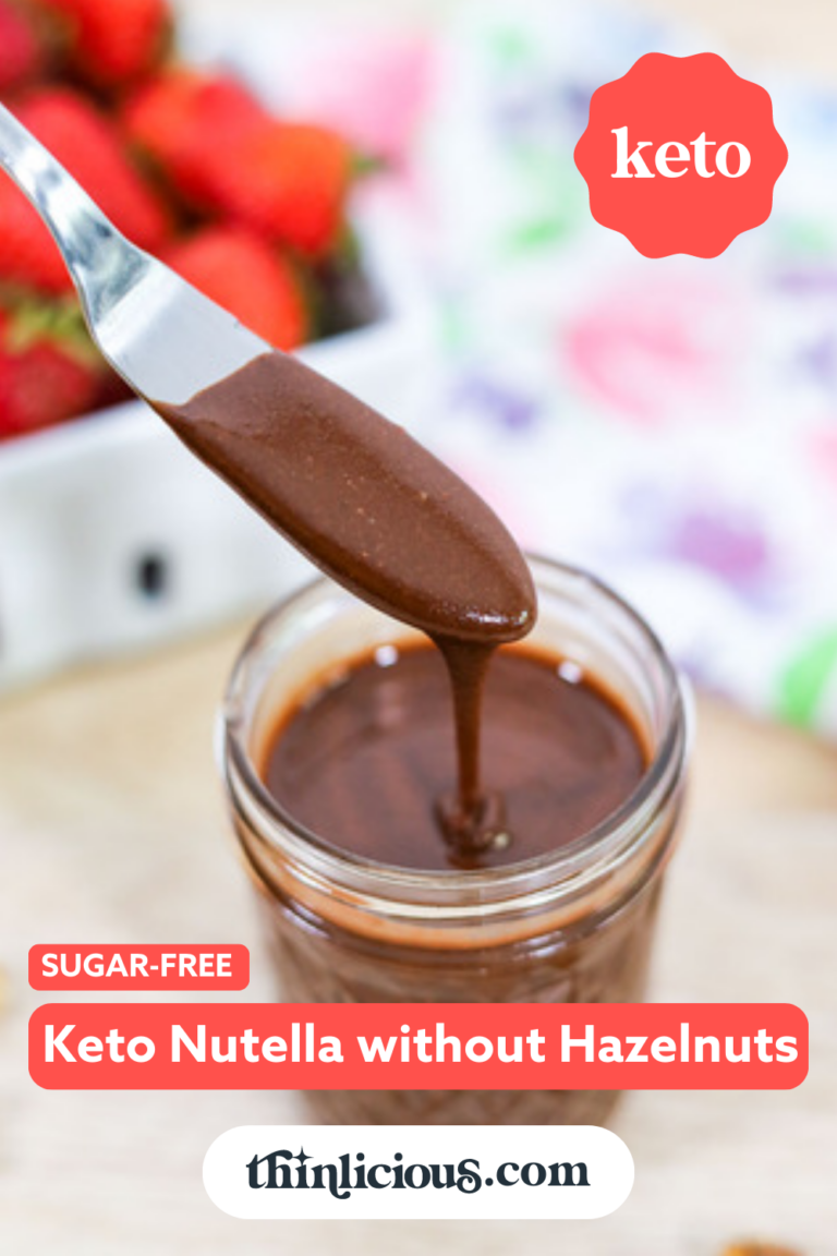 SugarFree Nutella (Keto Nutella) Without Hazelnuts Thinlicious