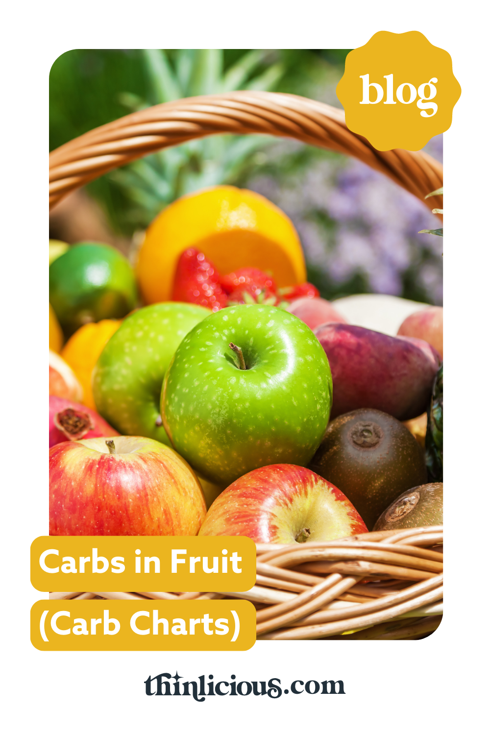 🍎Carbs In Fruit (Carb Charts) Thinlicious