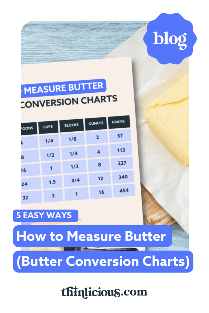 Butter measurements into grams