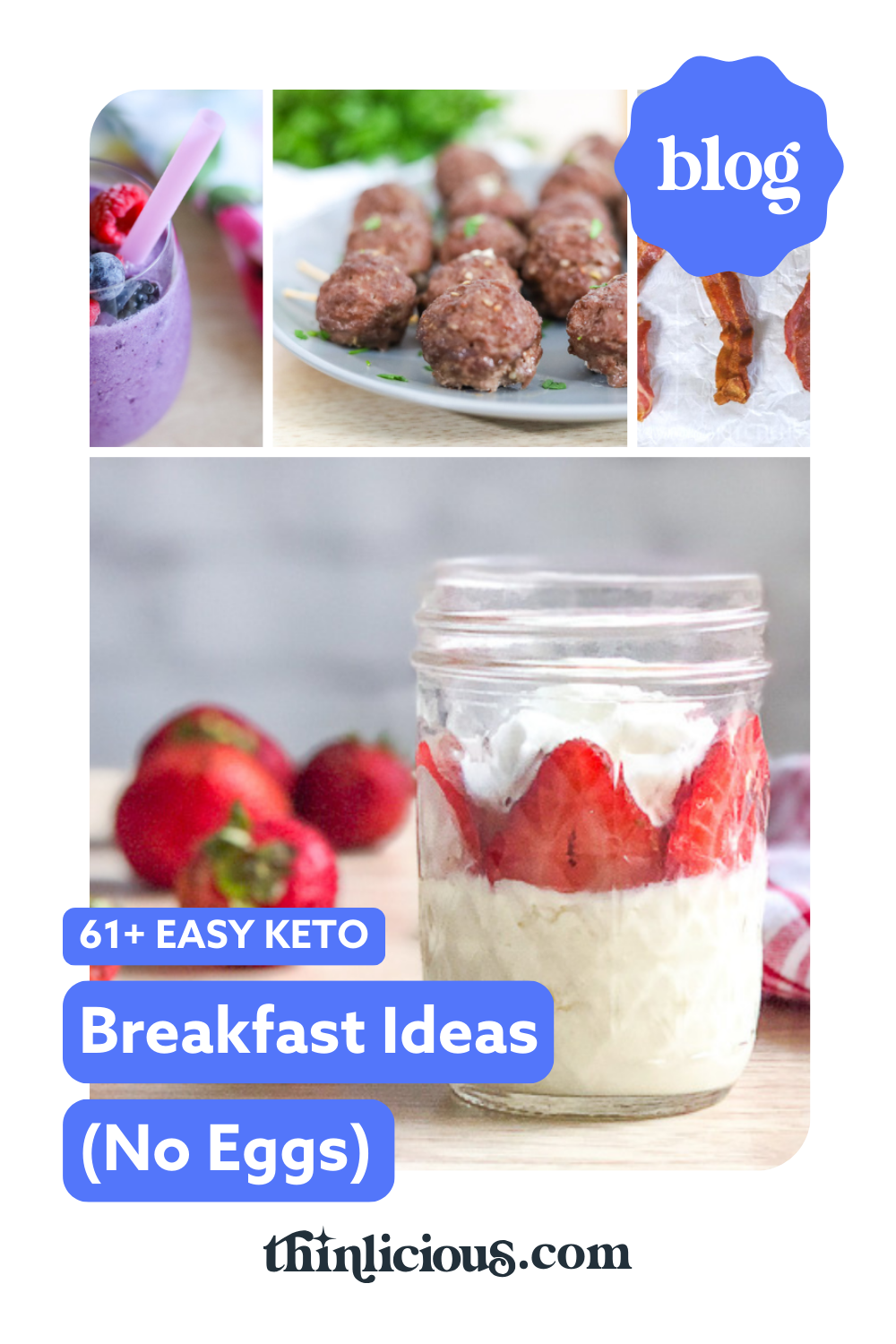 Easy Keto Breakfast Ideas No Eggs Thinlicious