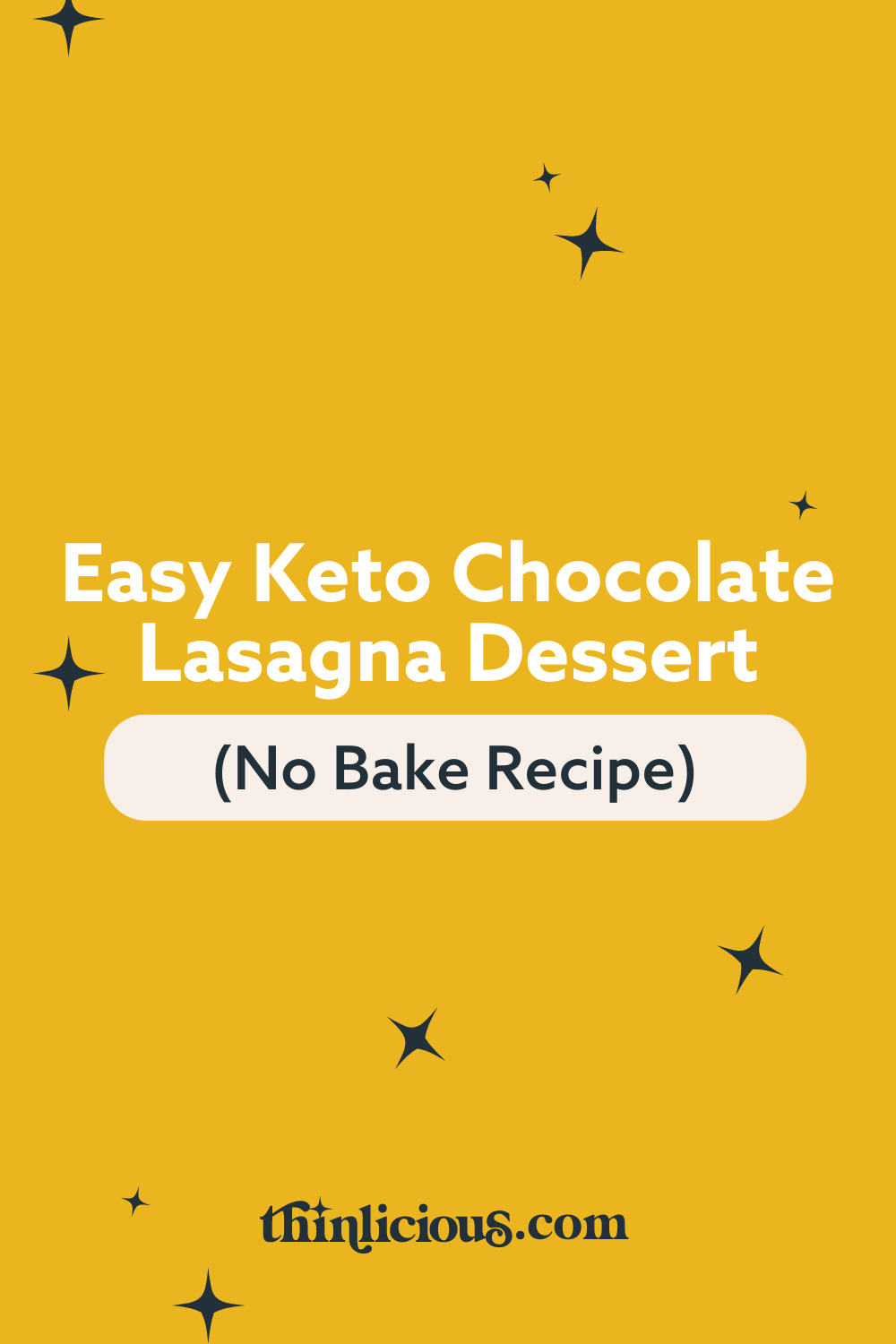 🍫 Easy Keto Chocolate Lasagna Dessert (No Bake Recipe) Thinlicious