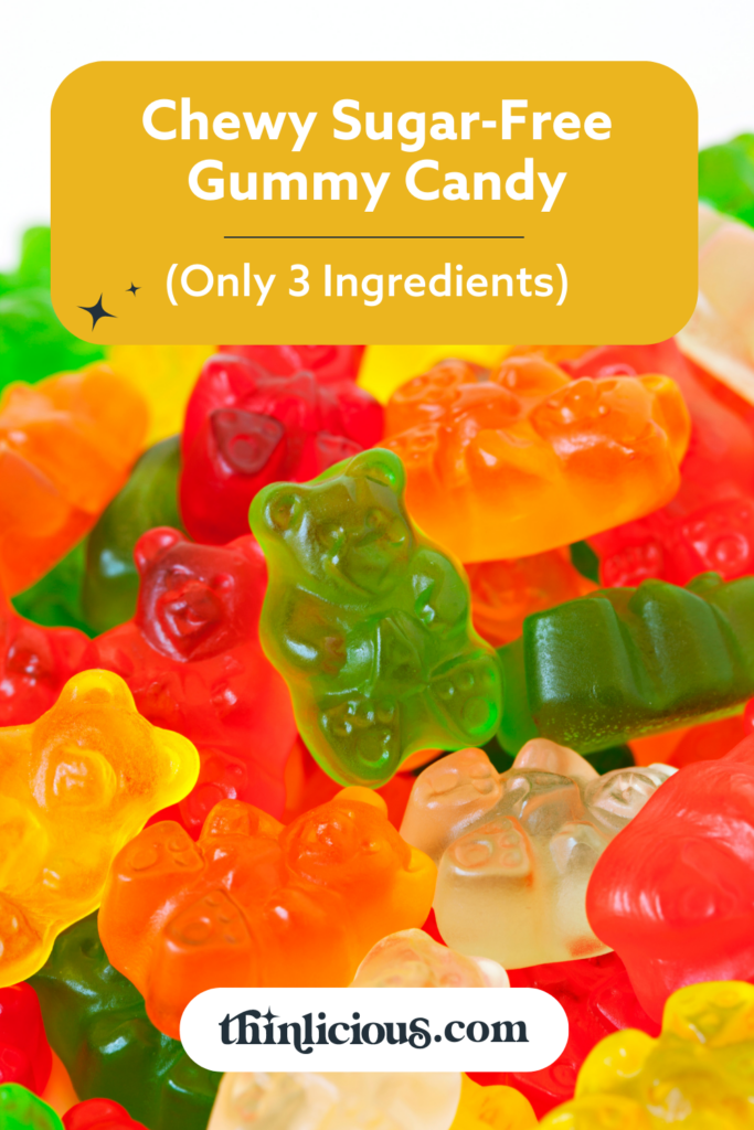 Sugar-Free Keto Gummy Bears - Real Food Ingredients No Jello