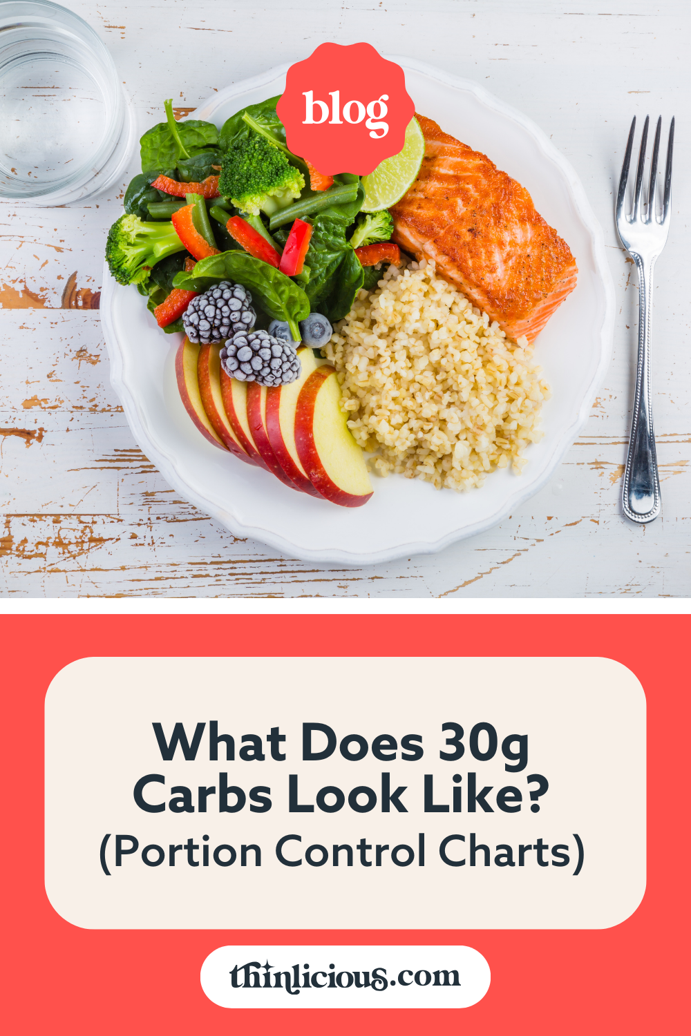 What Does 30g Carbs Look Like? (Portion Control Charts) Thinlicious