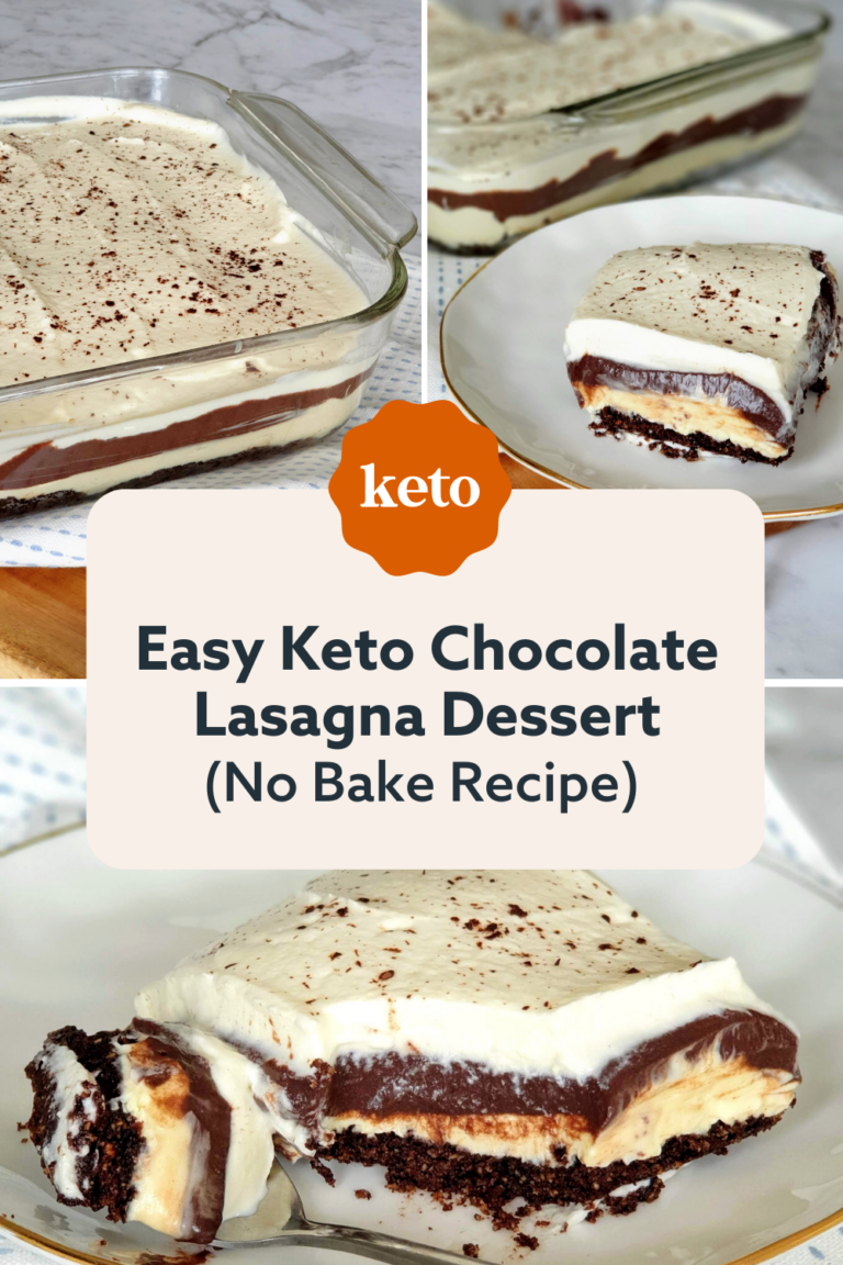 🍫 Easy Keto Chocolate Lasagna Dessert (No Bake Recipe) Thinlicious