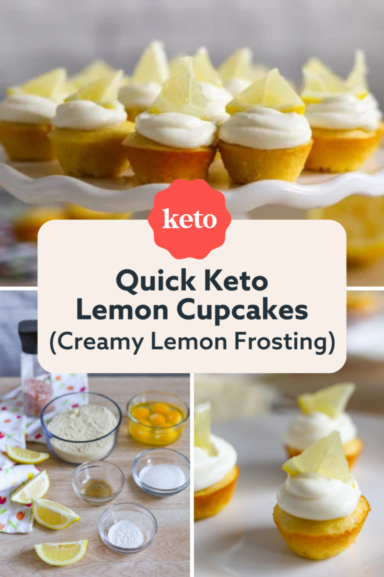 Quick Keto Lemon Cupcakes (Creamy Lemon Frosting) Thinlicious
