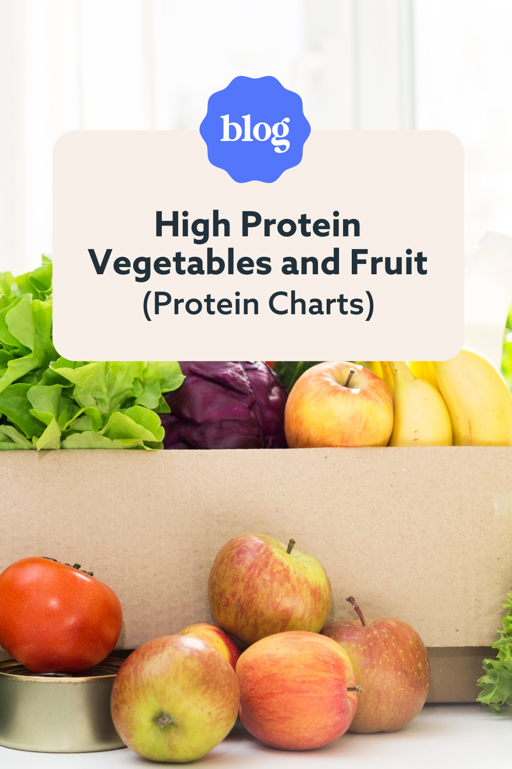 High Protein Vegetables and Fruit (Protein Charts) Thinlicious