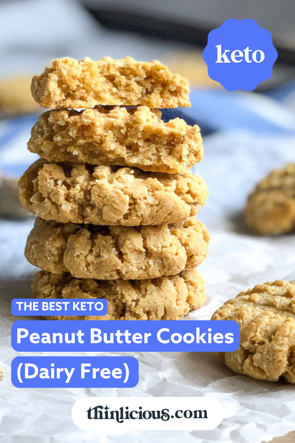 Easy Keto Peanut Butter Granola Bars (nobake dairyfree) Thinlicious