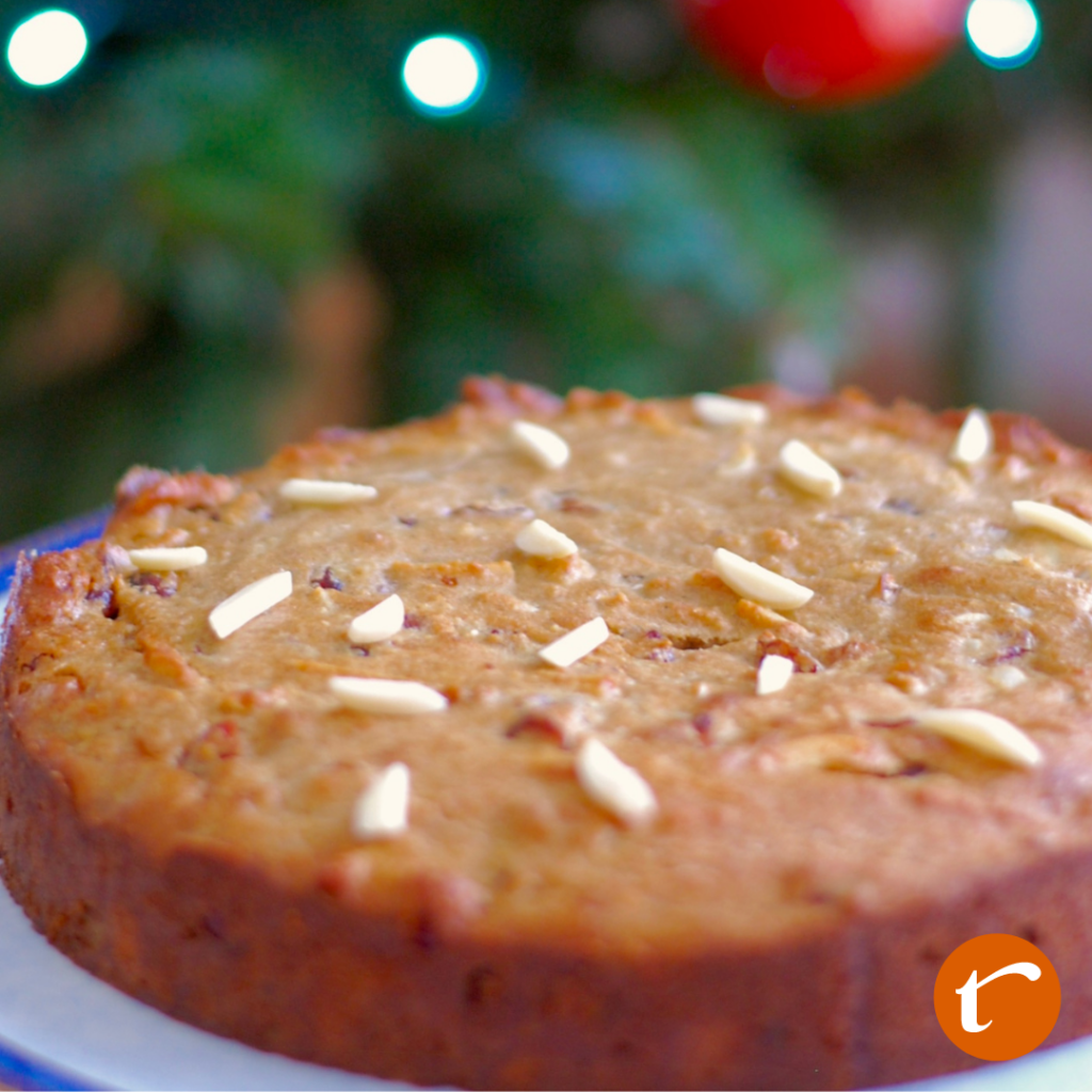 🎄 Best LowCarb Christmas Cake (Keto Fruit Cake) Thinlicious