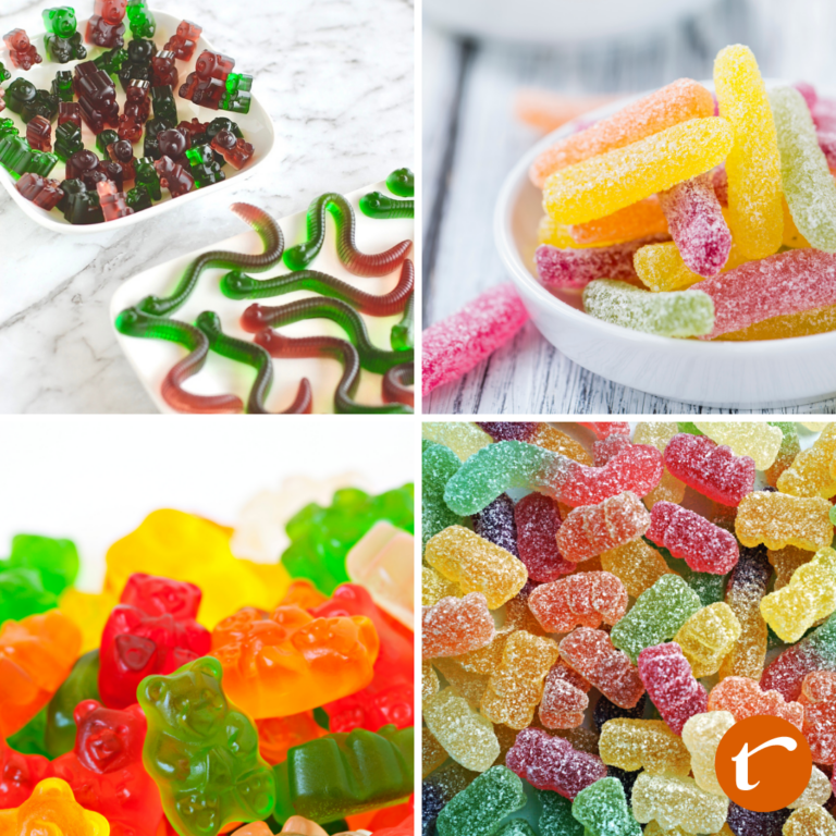 Chewy Sugar-Free Gummy Candy (Only 3 Ingredients)