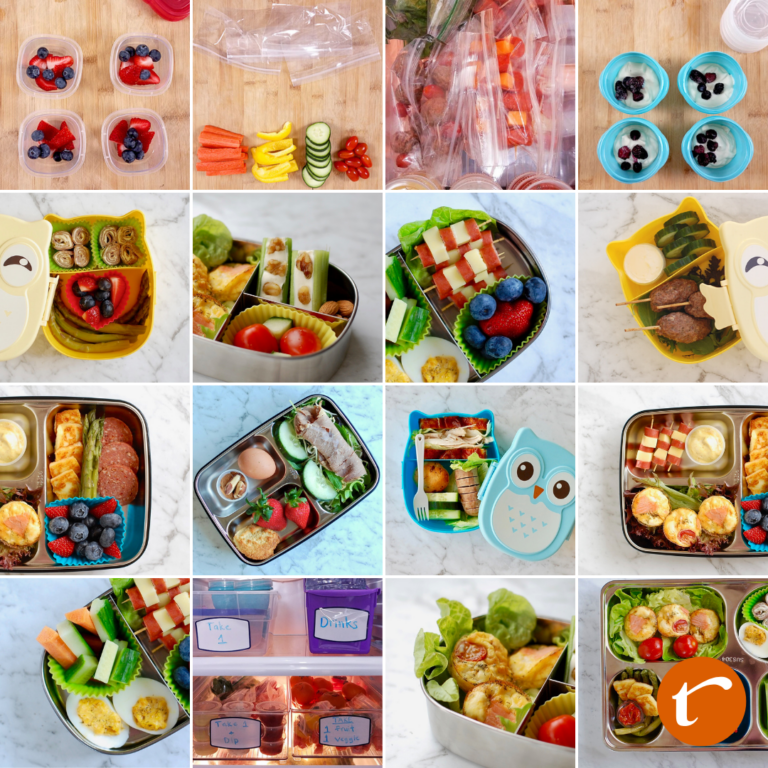1 Month of Low-Carb Lunchboxes (FREE printable)