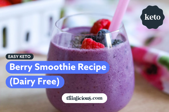 Mixed Berry Smoothie Recipe with Mint - Plant-Based on a Budget