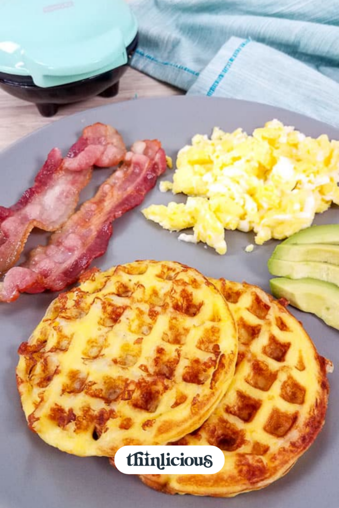 Chaffle Egg McMuffins - Cluttered Kitchen Keto